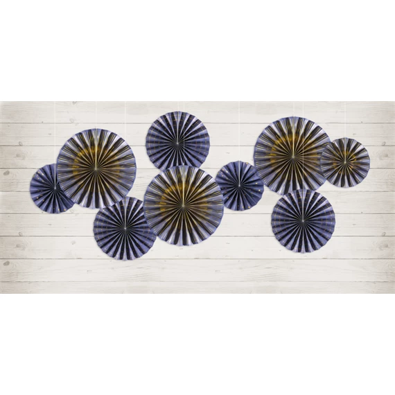 Dekorációs rozetták tengerészkék S/4