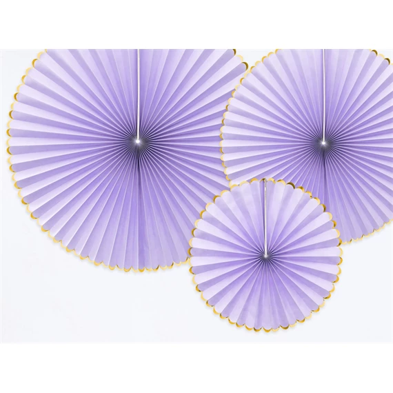 Dekorációs rozetták yummy, világos lila S/3