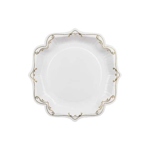 Dekoratív papírtányérok díszítéssel 26 cm S/6