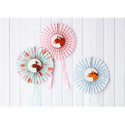 Dekoratív rozetták lovak, mix, 35 cm S/3