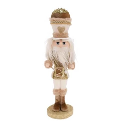 Diótörő dobbal, glitteres 47 cm