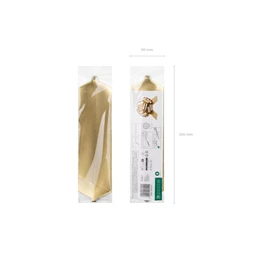 Dekorációs masni DIY világos arany 30 cm