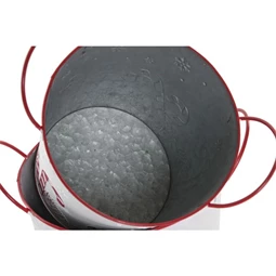 Doboz szett cukorpálca mintával 26x26x22,5 cm S/3