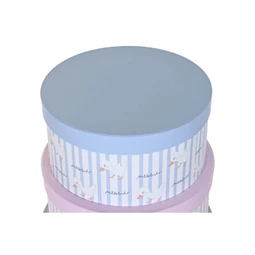 Doboz szett kacsás 37,5x37,5x18 cm S/10