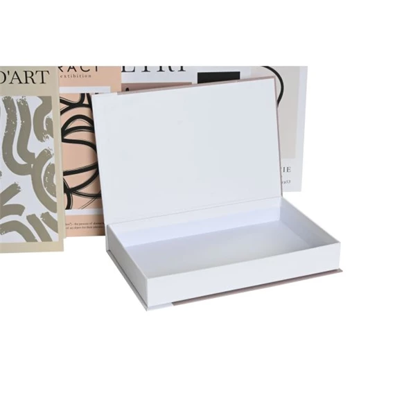 Doboz szett könyv alakú, művészet 17x4,2x26,5 cm 6 féle