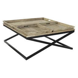 Dohányzóasztal 120x120x55 cm