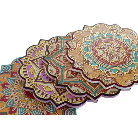 Edényalátét 20x20x1 cm 4 féle