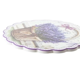 Edényalátét levendulás 20x20x1 cm 4 féle
