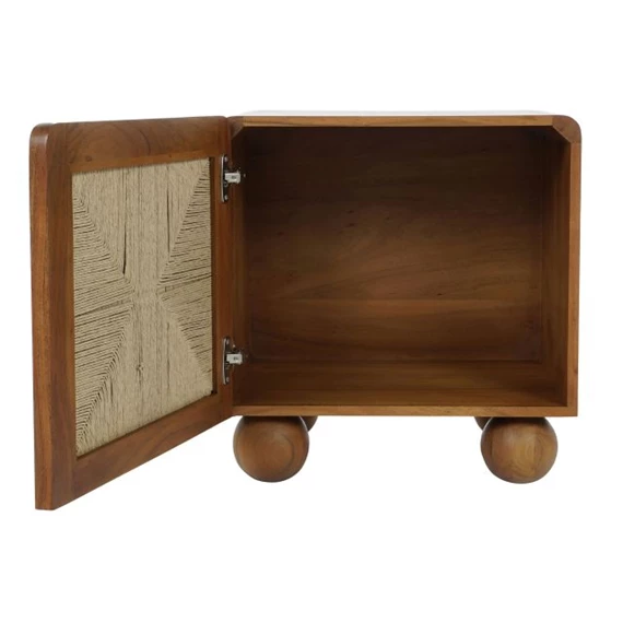 Éjjeliszekrény fonott 50x40x50 cm