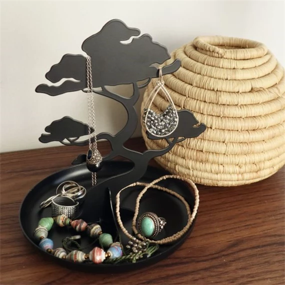 Ékszertartó állvány, bonsai fa 13,8 cm