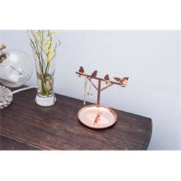 Ékszertartó állvány, madarakkal 1,6x19x16,5 cm