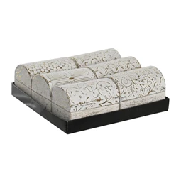 Ékszertartó 7,5x5,3x5,3 cm 6 féle