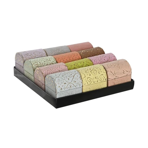 Ékszertartó 4x5x5 cm 12 féle