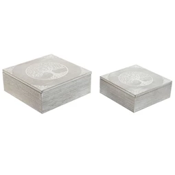 Ékszertartó szett 20x20x8 cm S/2