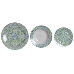 Étkészlet mozaikos 27x27x3 cm S/18