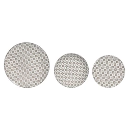 Étkészlet 27x27x2 cm S/18