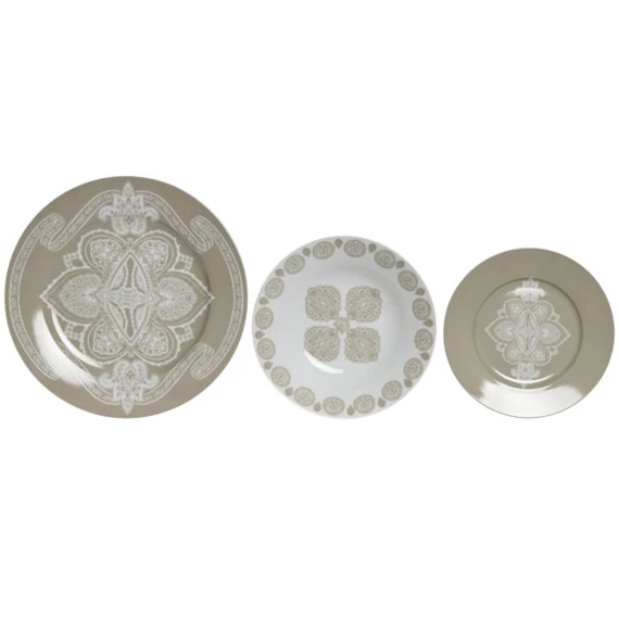 Étkészlet 27x27x2 cm S/18