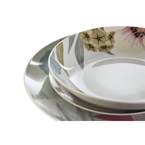 Étkészlet trópusi mintás 27x27x3 cm S/18