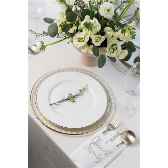 Evőeszköztartó chrzest święty 10x20 cm fehér S/6