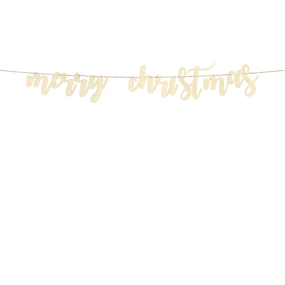 Fa banner Merry Christmas 87x17 cm