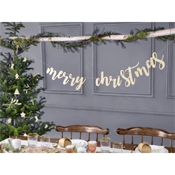 Fa banner Merry Christmas 87x17 cm