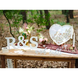 Fa betű r fehér 19,5x20 cm