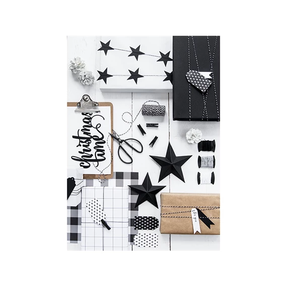 Fa csipeszek fekete 3,5 cm S/10