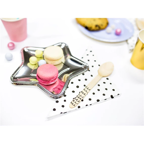 Fa evőeszköz fekete 16 cm S/18