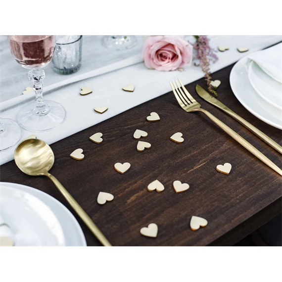 Fa konfetti szívek 2x2 cm S/50