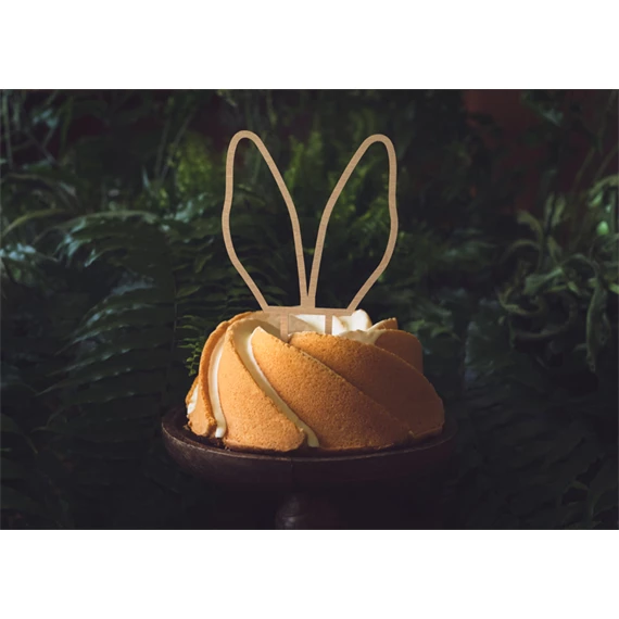 Fa tortadísz nyuszifülek 20 cm