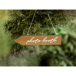 Fa útjelző tábla fotósarok 36x7,5 cm