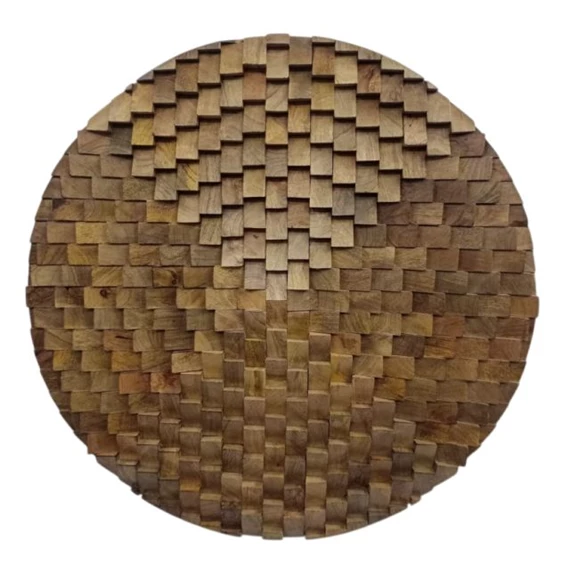 Fali dekoráció, 3D 90x4x90 cm