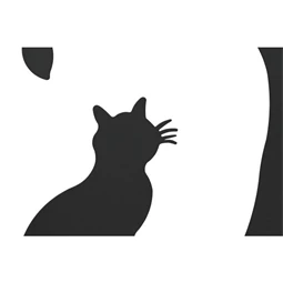 Fali dekoráció, életfa macskákkal 100x1x100 cm 2 féle