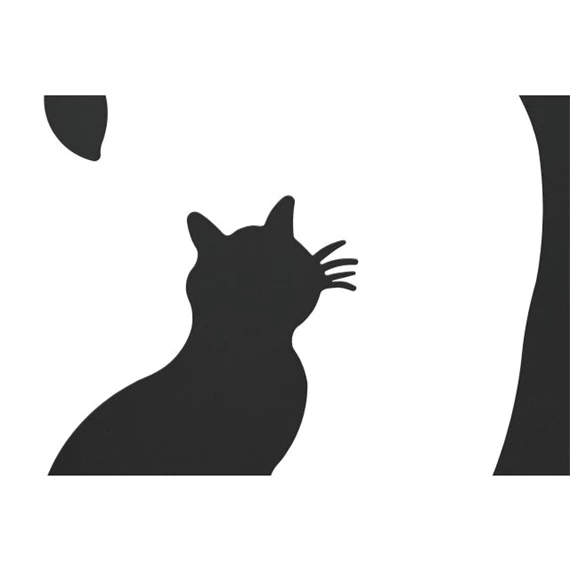 Fali dekoráció, életfa macskákkal 100x1x100 cm 2 féle