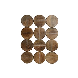 Fali dekoráció körök 45x3x60 cm