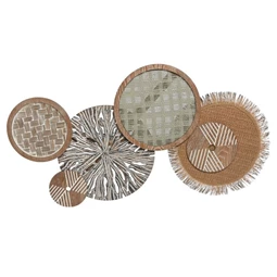 Fali dekoráció körök 93x6,5x55 cm