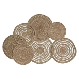 Fali dekoráció körök 84x1x54 cm