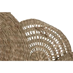 Fali dekoráció körök 84x1x54 cm