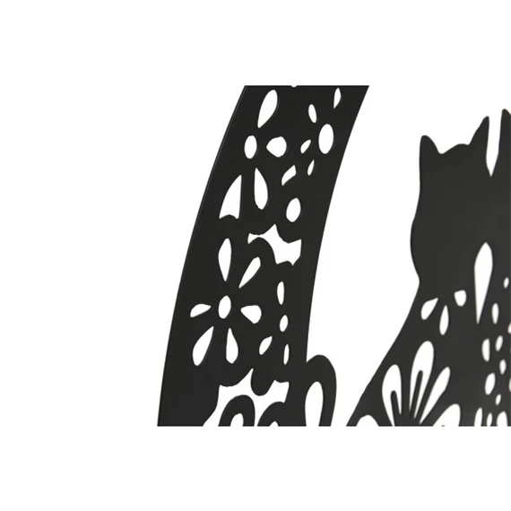 Fali dekoráció, macskák félholdon 40x1x40 cm 2 féle