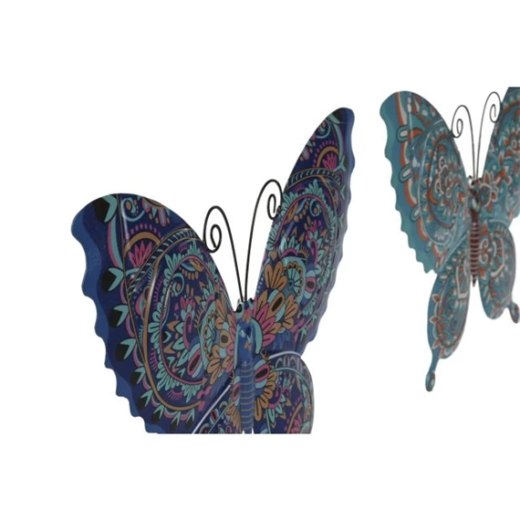 Fali dekoráció pillangó 30x1x23 cm 2 féle
