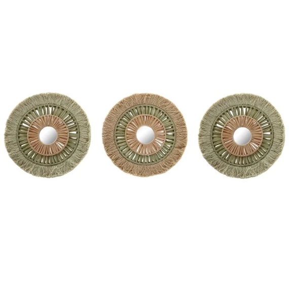 Fali dekoráció 20x1x20 cm S/3