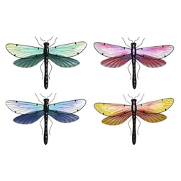 Fali dekoráció szitakötő 46x1x31 cm 4 féle