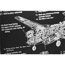 Falióra repülő 175x21x64 cm S/3