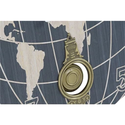 Falióra világtérképpel 58x8x58 cm 2 féle