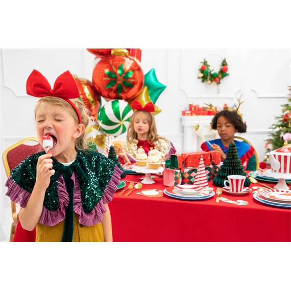 Fejpánt masni piros 18x21 cm