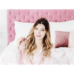 Fejpánt menyasszony rózsaarany