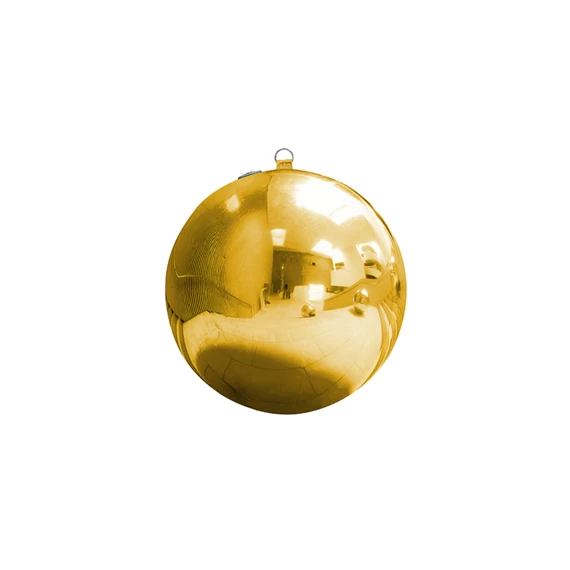 Felfújható tükörgömb, arany, kb. 60 cm