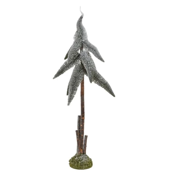 Fenyő törzses, nyúlványos ágakkal, havas 160 cm