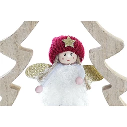 Figura LED-es fenyőfa 16x2,5x18 cm 2 féle