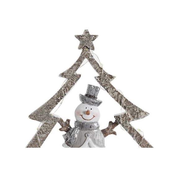 Figura LED-es fenyőfa 21,5x5x23,5 cm